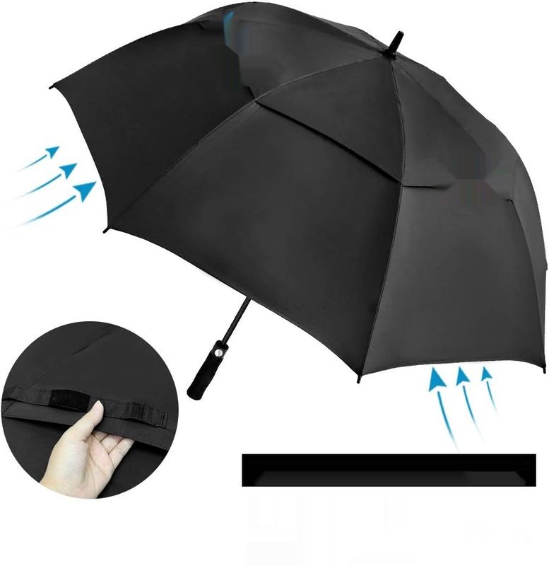 Automatycznie otwierany, bardzo duży parasol golfowy ZOMAKE, 130/137/1