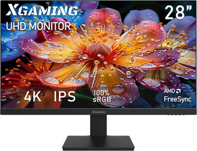 Monitor XGaming 28 cali 4K, monitor UHD 3840x2160, matryca IPS