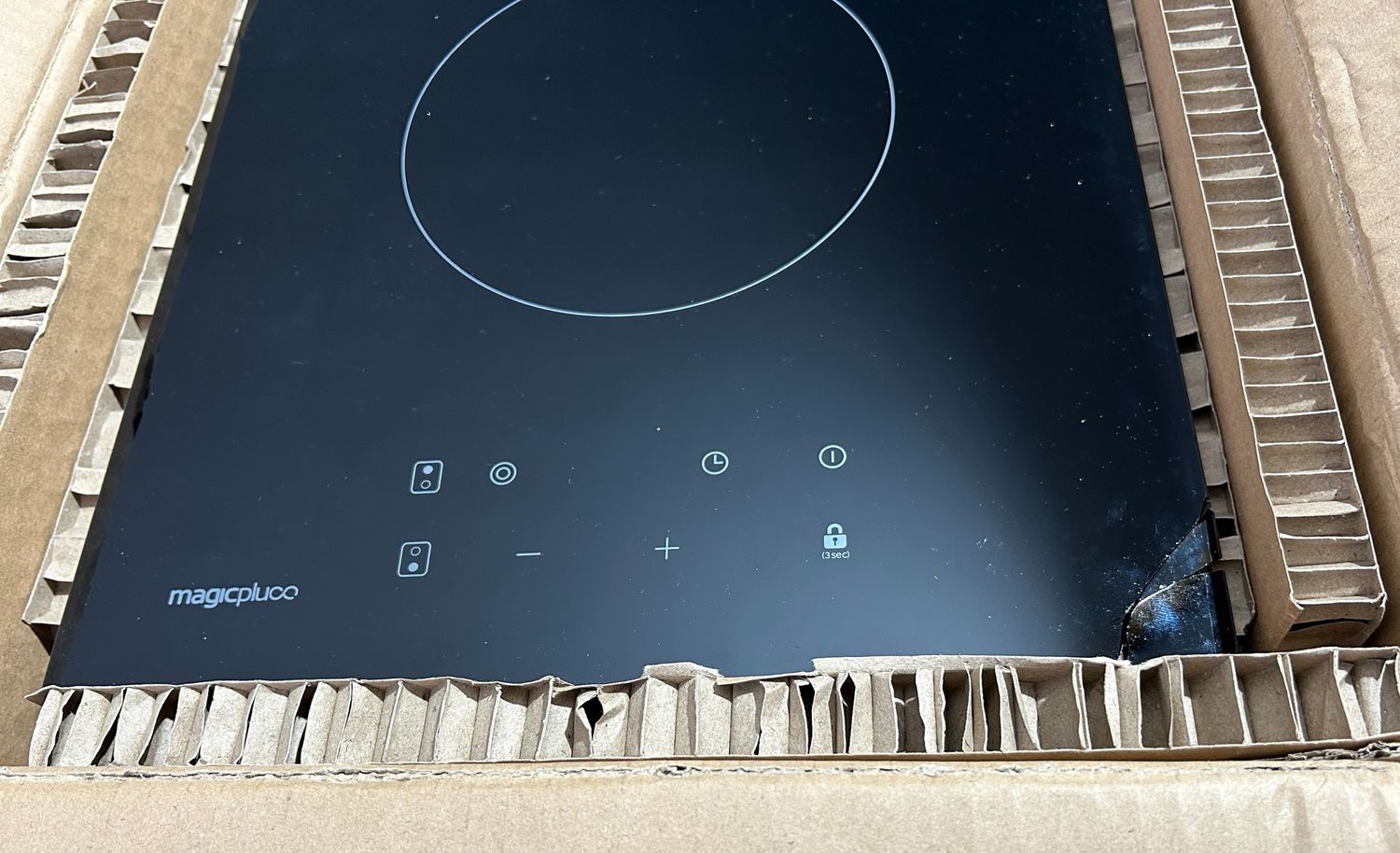 magicplux Płyta ceramiczna 2‑strefowa, 3400 W, 29,5 cm, 9 poziomów mcy