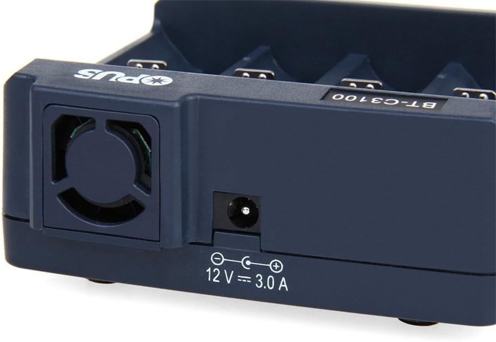 BT-C3100 Smart-Adapter z 4 gniazdami, uniwersalna ładowarka do akumulatorów Li-Ion