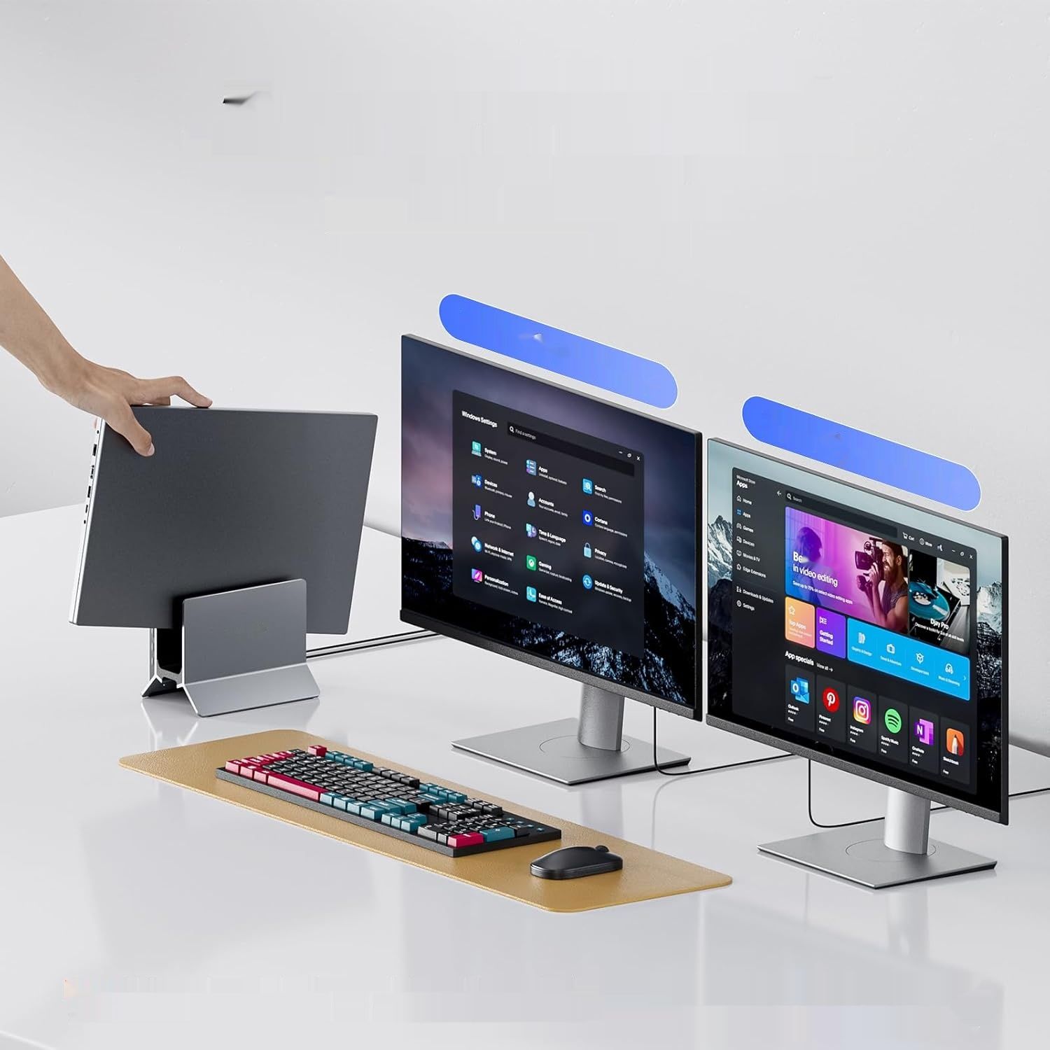 Stacja dokująca USB-C PULWTOP BD216C 11 w 1 z podwójnym HDMI 4K 60 Hz