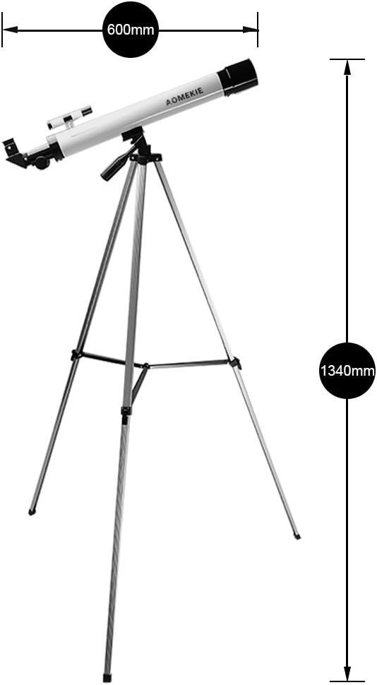Aomekie Teleskop Astronomiczny dla Dzieci 50/600 z Trójnogiem