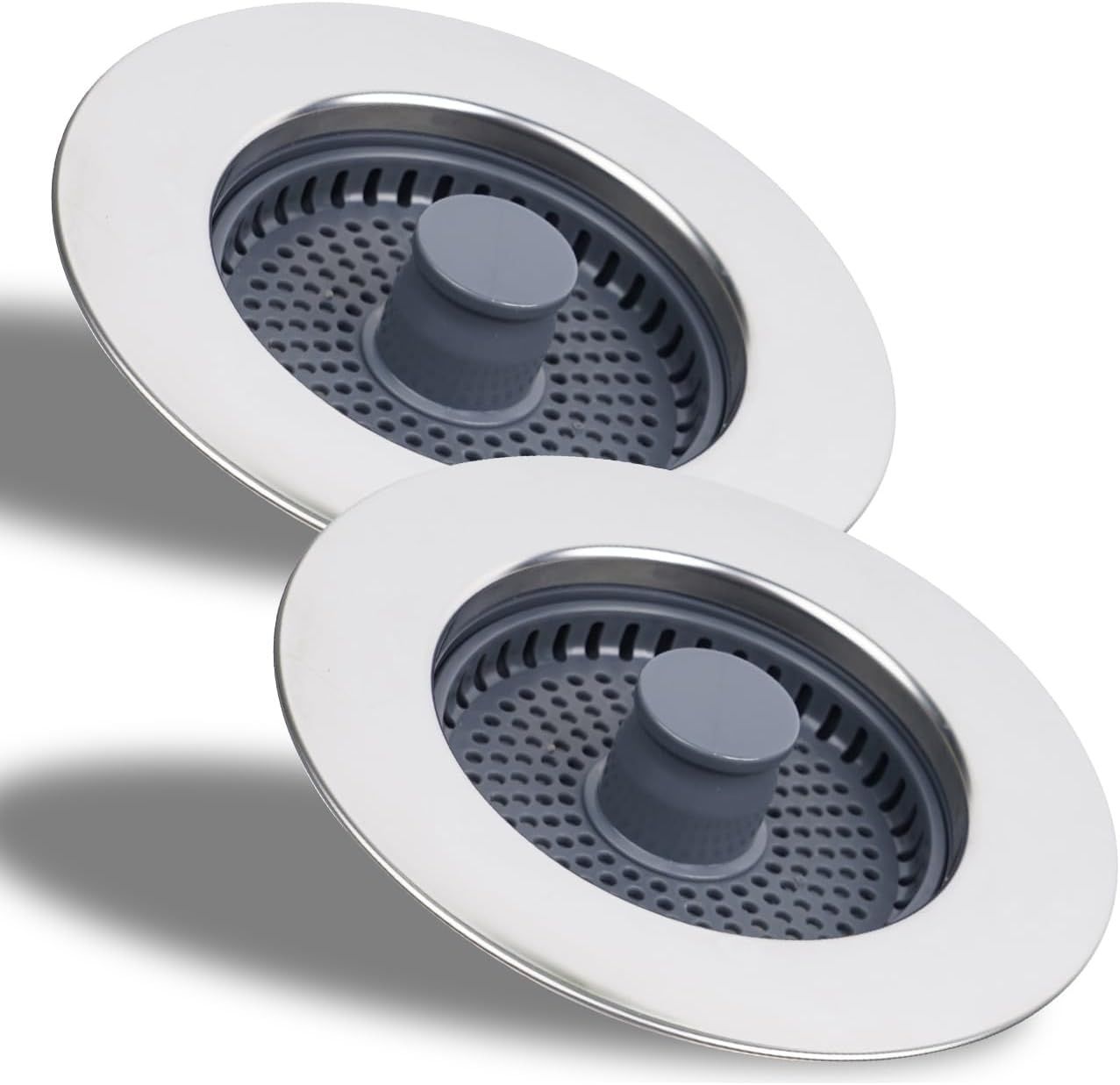 Hibbent 2 gry Zestaw Sitko i Korek do Zlewu Kuchennego – Uniwersalny 3