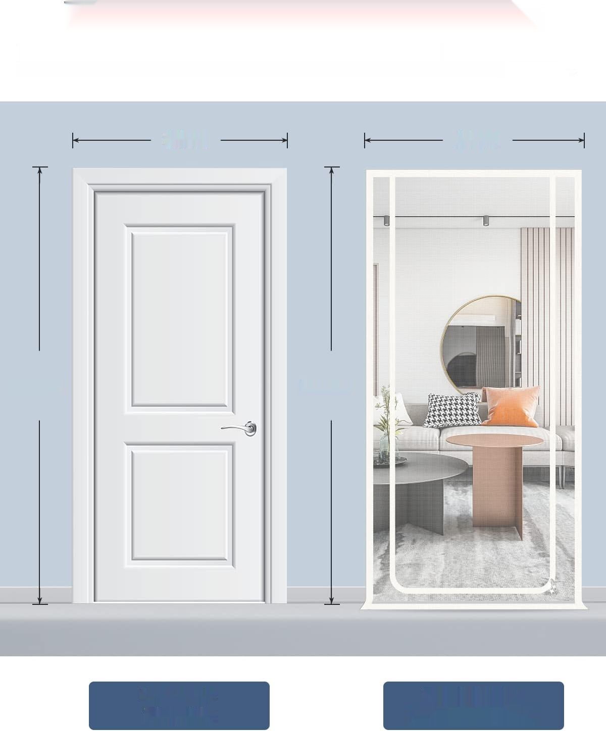 Siatka dla kota na drzwi, zapobiega ucieczce kotów, izolacyjny ekran ł