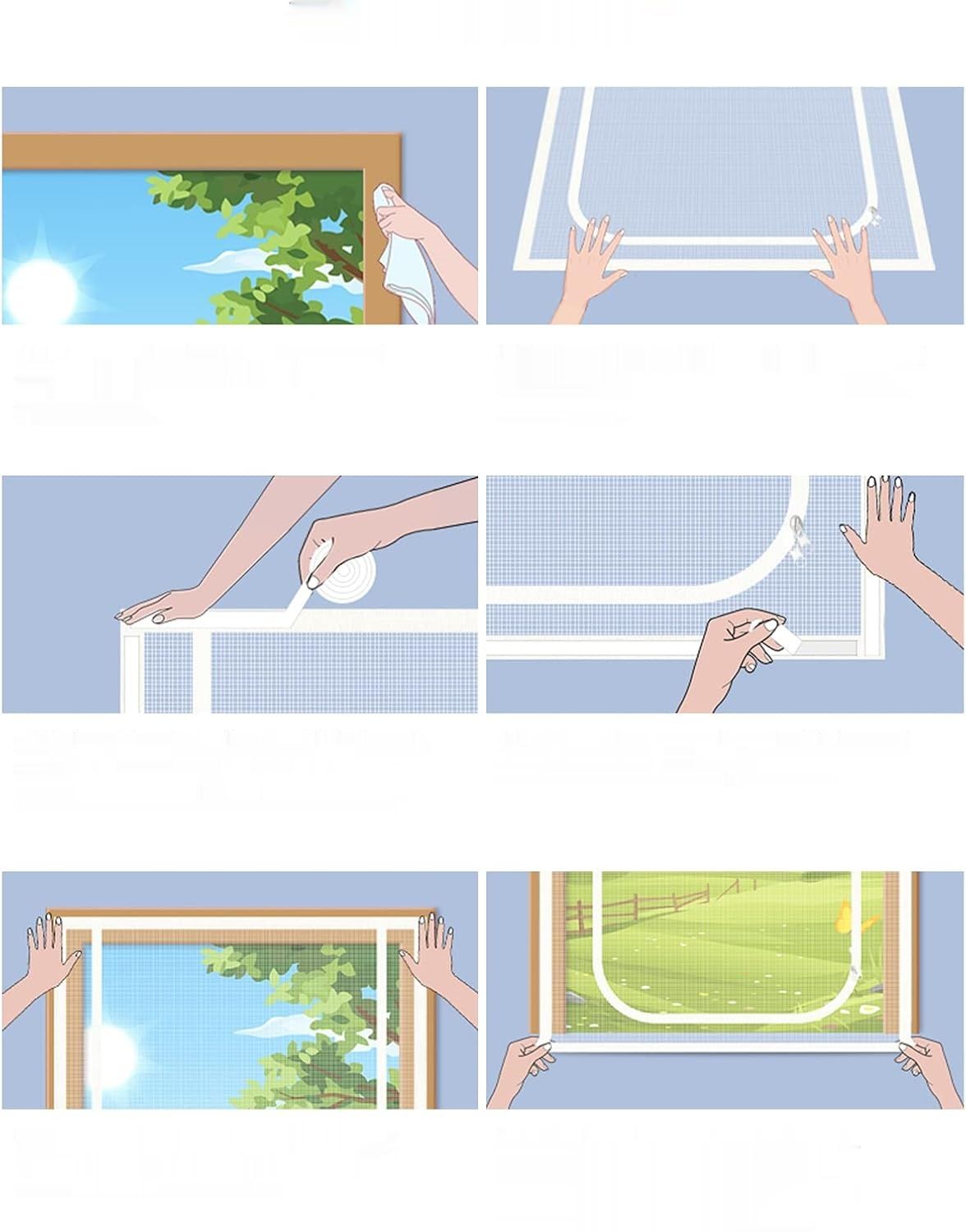 Siatka dla kota na drzwi, zapobiega ucieczce kotów, izolacyjny ekran ł