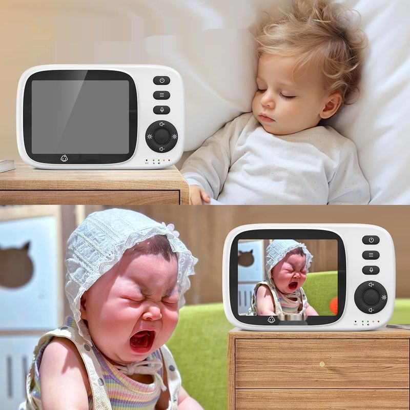 Babystar MC632A – Babyphone z kamerą i ekranem LCD 3,2''