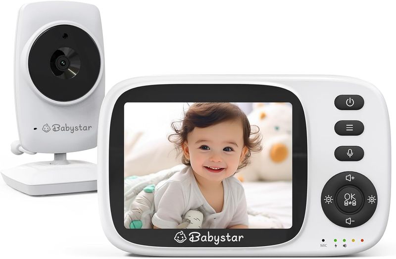 Babystar MC632A – Babyphone z kamerą i ekranem LCD 3,2''