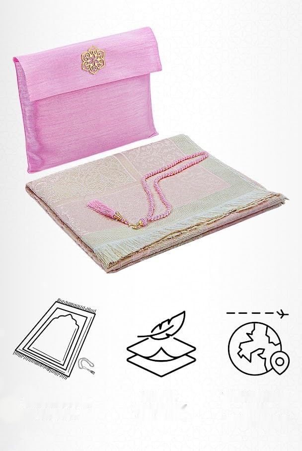 ihvan online muzułmański dywanik modlitewny i paciorki z elegancką prę