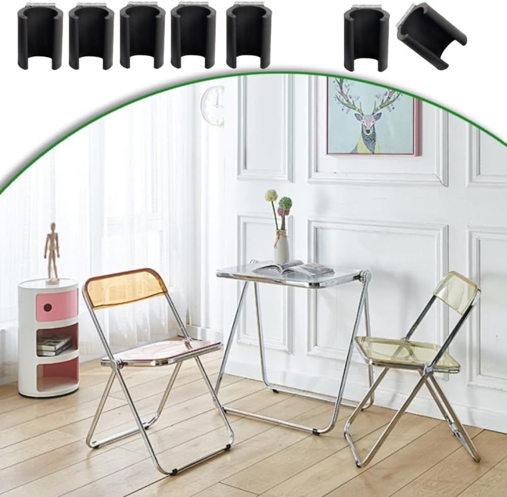 Ślizgacze do krzeseł typu cantilever, 12 sztuk – nakładane ślizgacze z