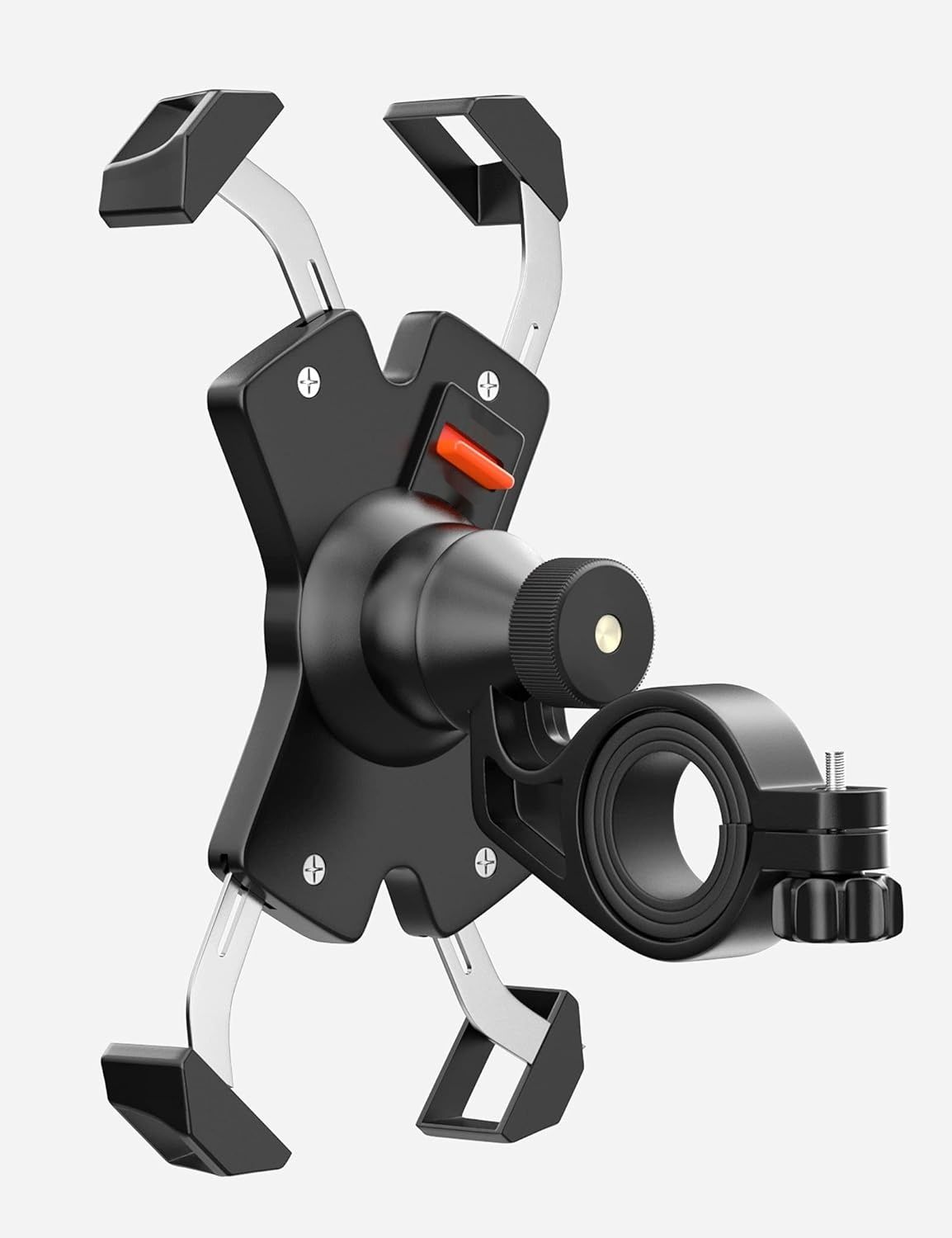 Uchwyt rowerowy na telefon Grefay, metalowy uchwyt na telefon do motoc