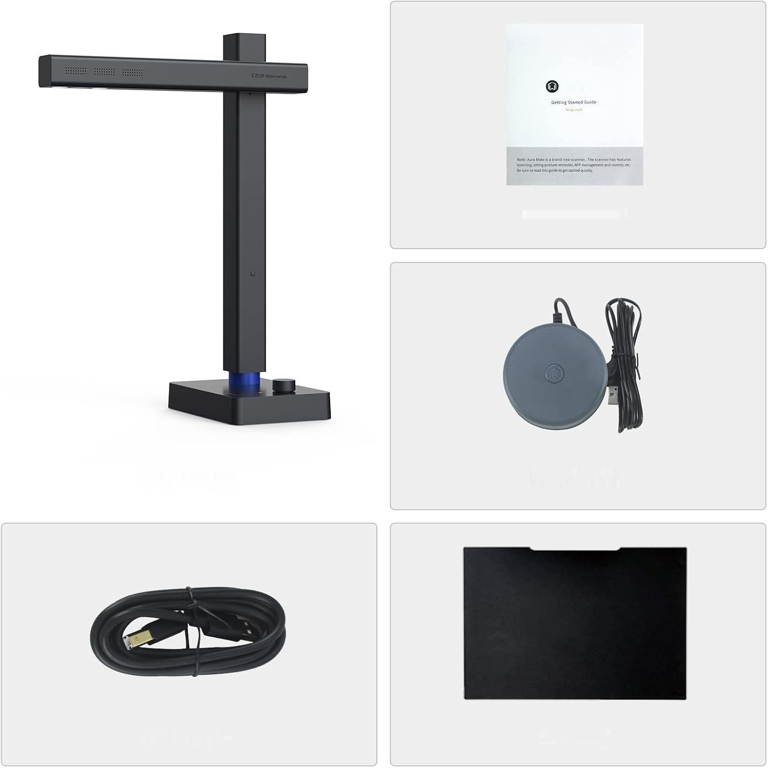 CZUR Shine 800 Pro – USB kamera dokumentowa 8 MP, skaner A4 z OCR