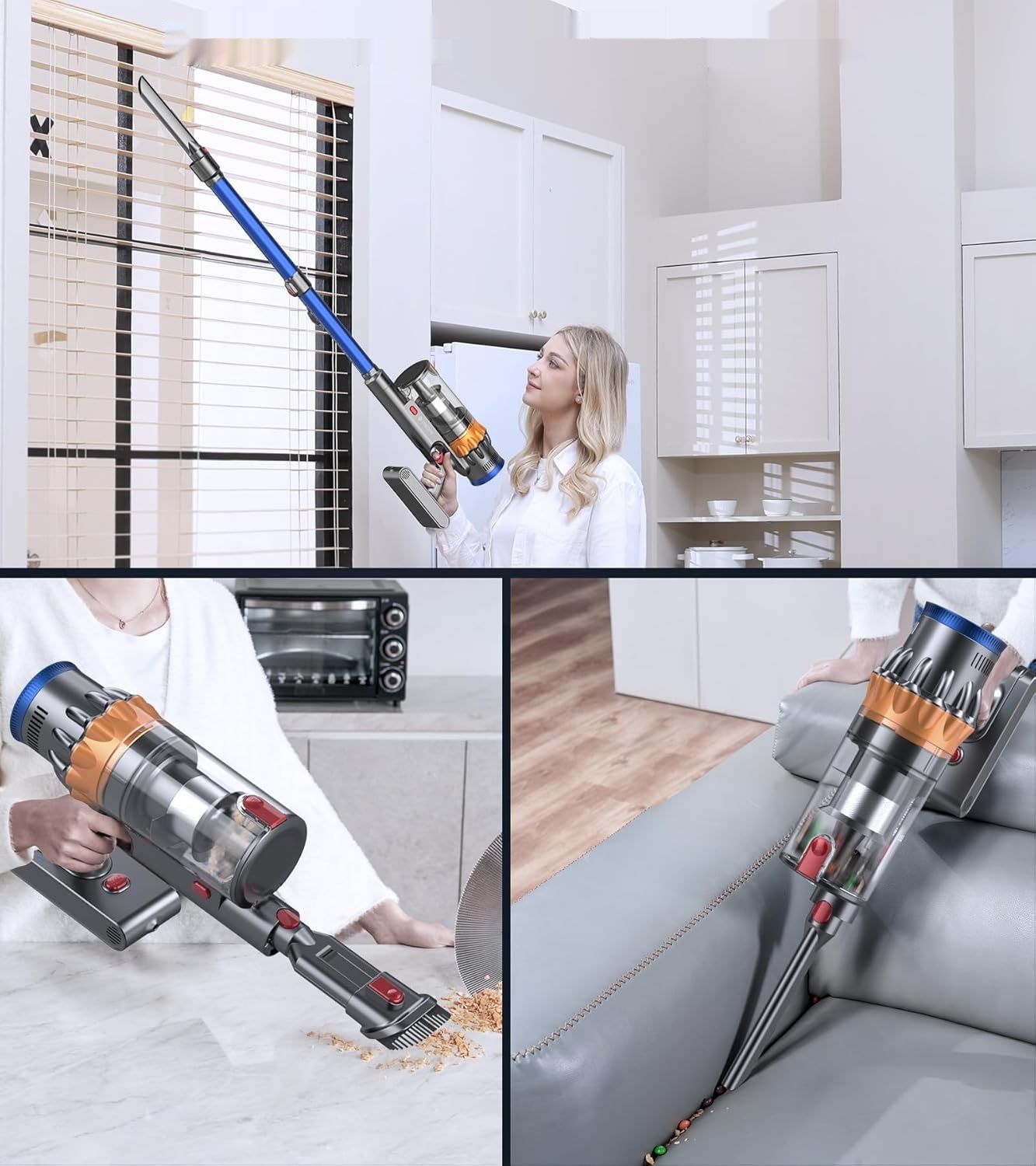 Odkurzacz bezprzewodowy MIBODE 45000 Pa, 550 W