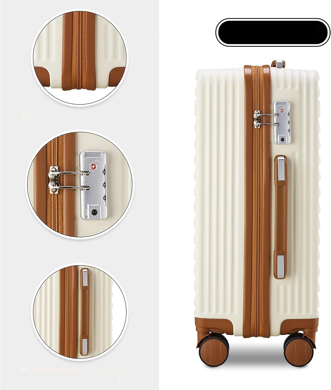 Joyway Zestaw Walizek z Twardą Obudową ABS, 3‑częściowy