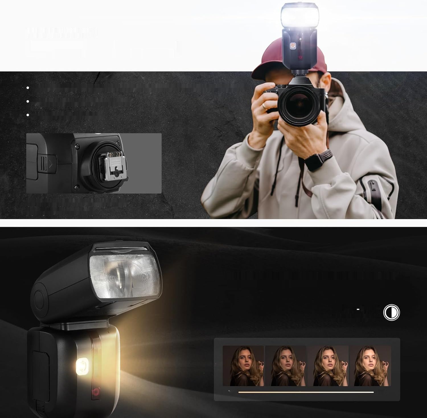 NEEWER Z880-S Flash Speedlite TTL 76W 2,4G do aparatów Sony
