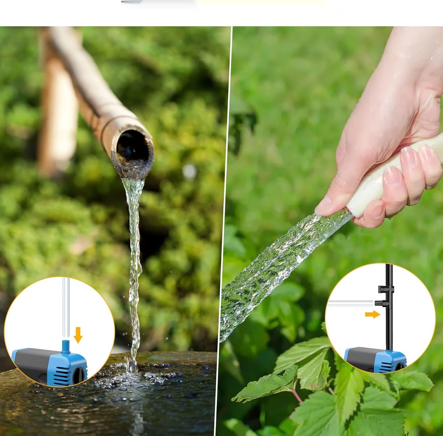 Pompa słoneczna Biling - zestaw fontannowy do użytku zewnętrznego