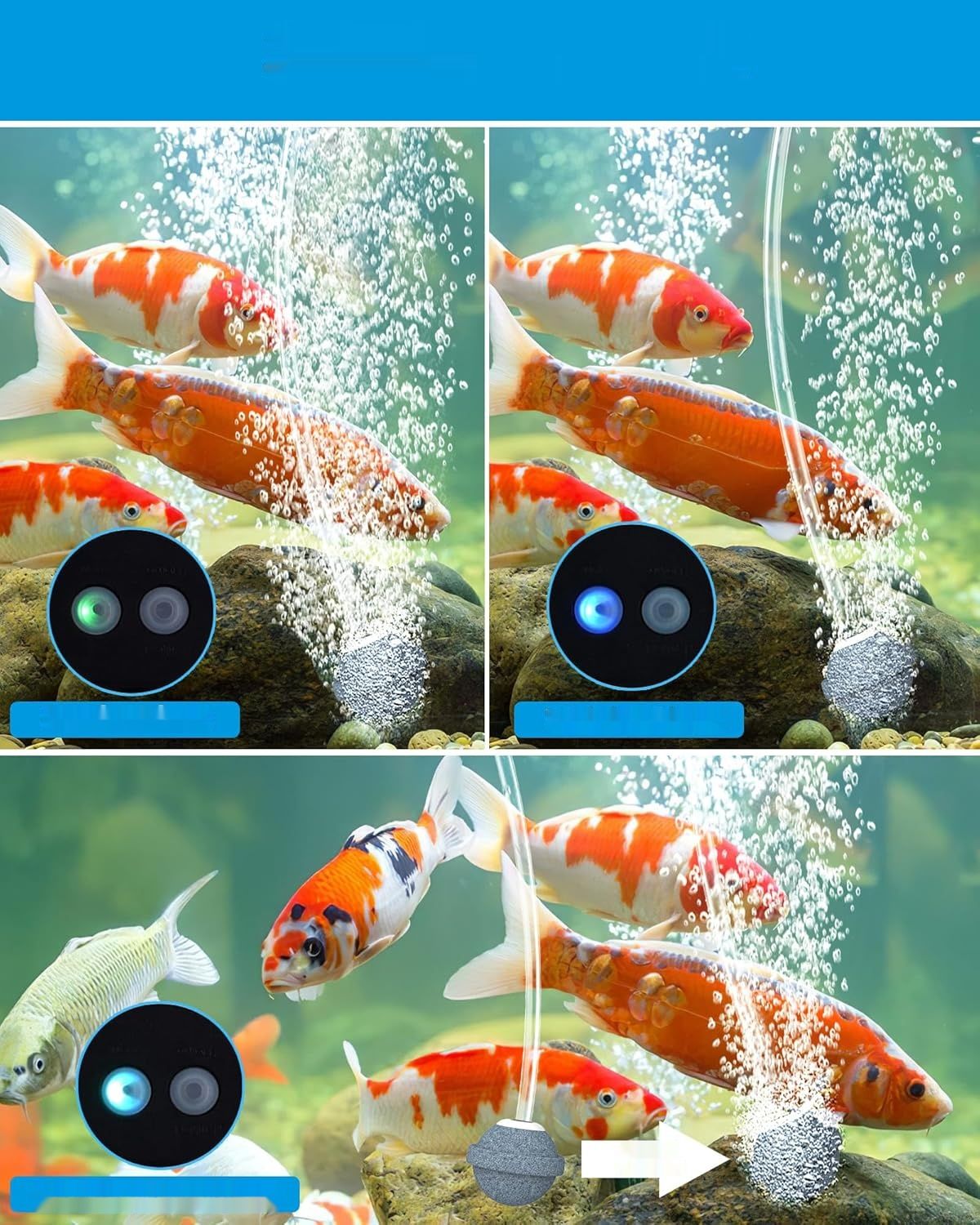 Biling 2,5 W Słoneczna pompa powietrza do akwarium – napowietrzacz –do