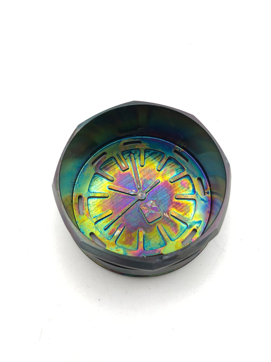 KITOSUN WatcHMD Charcoal Heat Management Device Stainless Steel HMD Coals Holders Tray, Easy Hold 3 Pieces 26 MM Coconut Charcoals Cubes (APwatcHMD-Black)