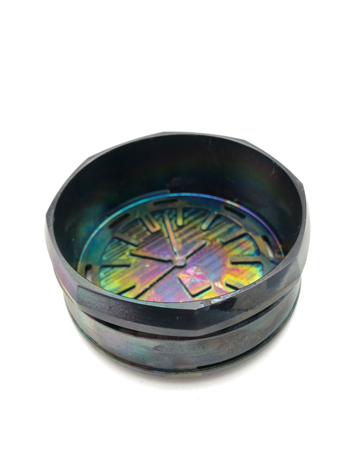 KITOSUN WatcHMD Charcoal Heat Management Device Stainless Steel HMD Coals Holders Tray, Easy Hold 3 Pieces 26 MM Coconut Charcoals Cubes (APwatcHMD-Black)