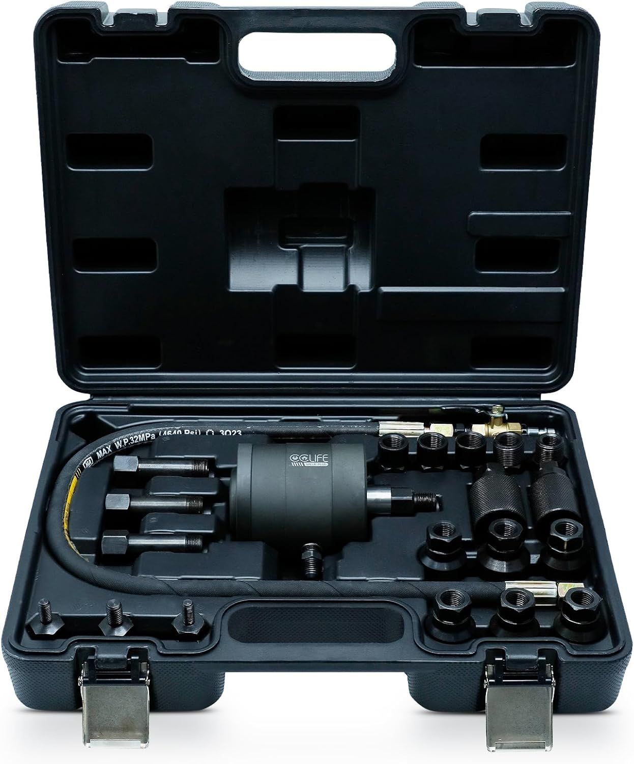 CCLIFE 21-częściowy zestaw ściągaczy wtryskiwaczy Diesla – pneumatyczny ściągacz wtrysków z adapterami