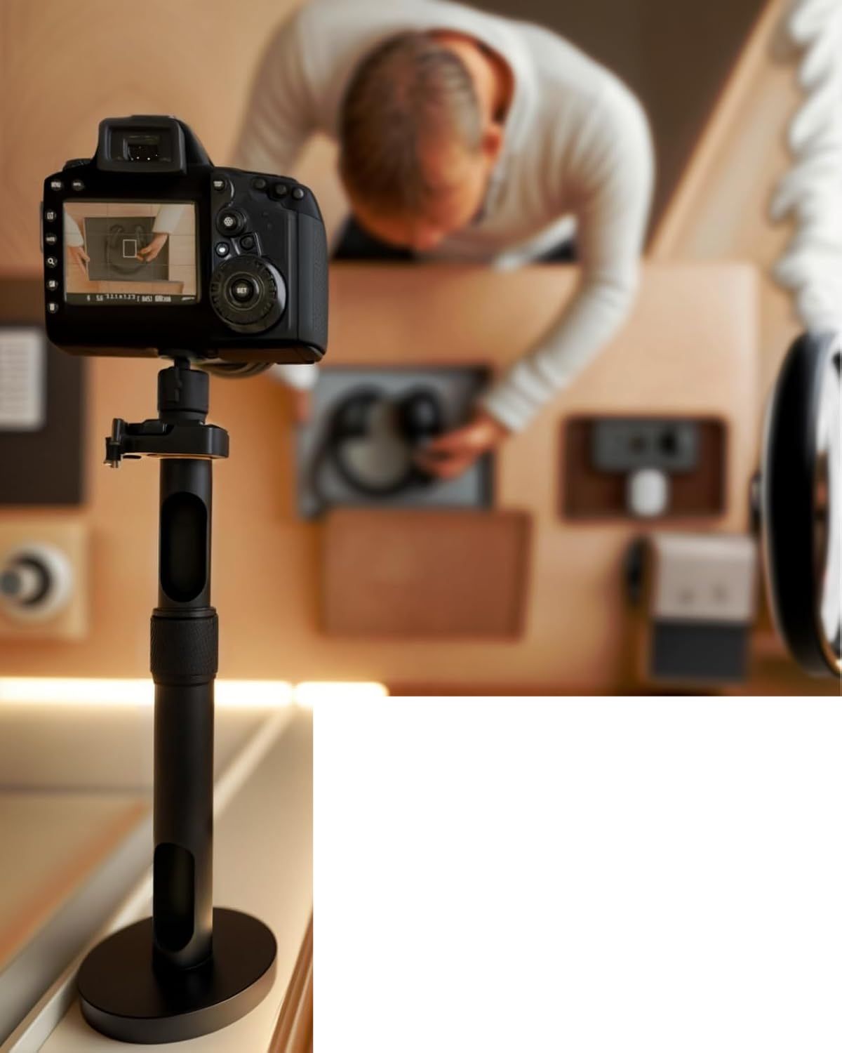 Uniwersalny uchwyt do projektora PropVue PM-35-53-QR-BL – sufitowy i ścienny