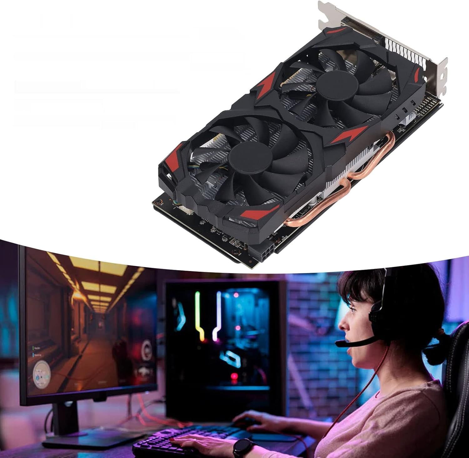 Karta graficzna Bewinner RX580 8 GB GDDR5, 256-bit, PCI Express 3.0