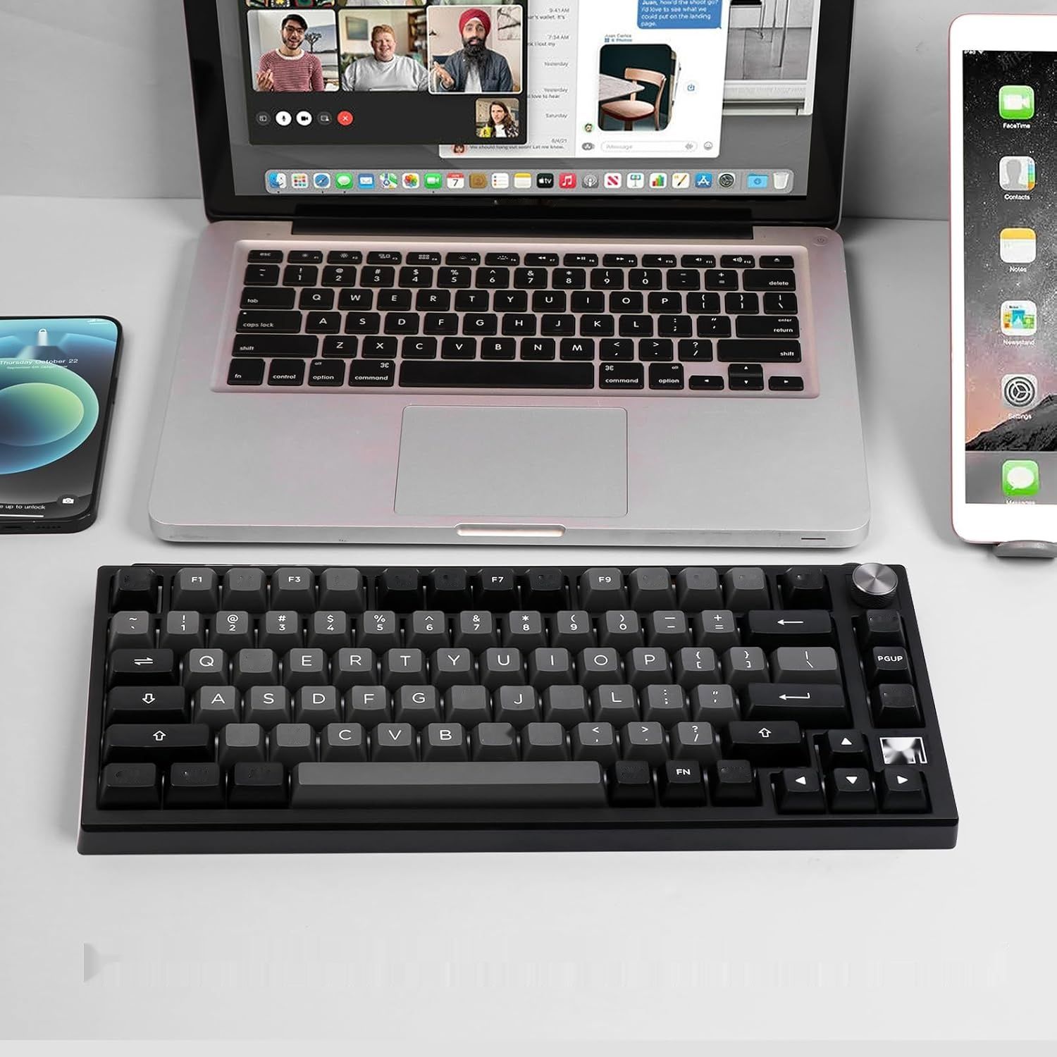 Klawiatura mechaniczna EPOMAKER TH80 SE Gasket 75%, gamingowa klawiatr