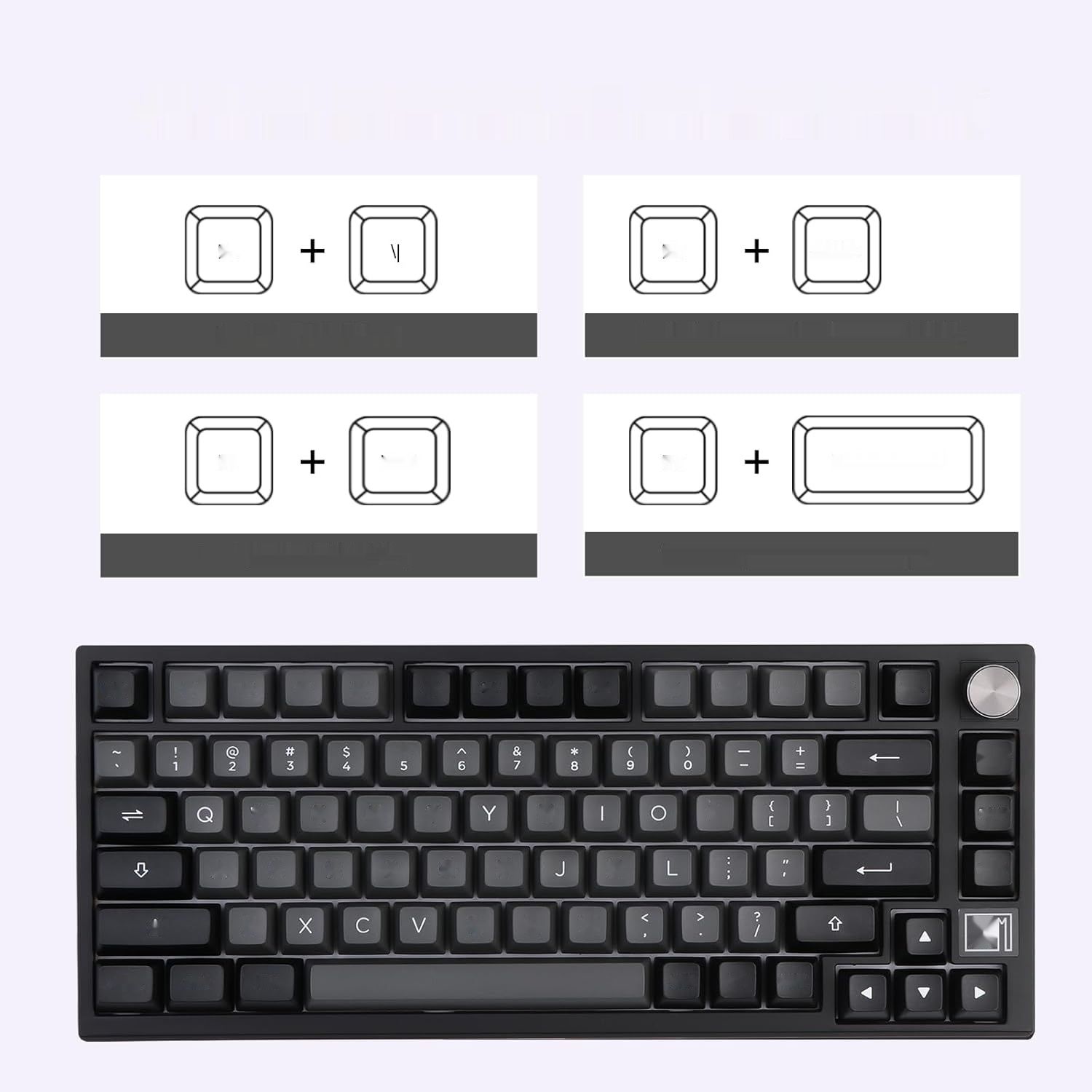 Klawiatura mechaniczna EPOMAKER TH80 SE Gasket 75%, gamingowa klawiatr