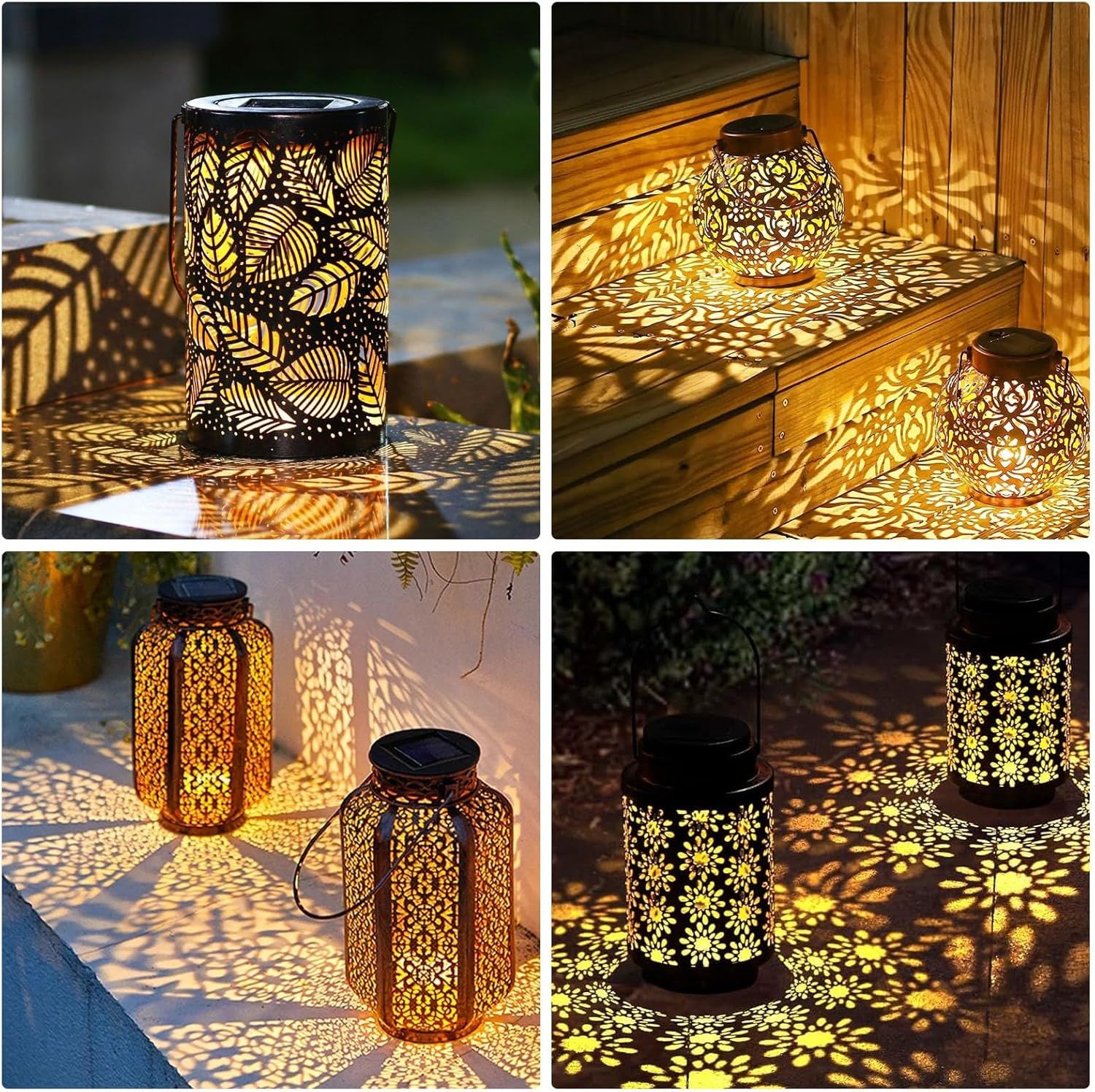 Zapasowe lampy solarne LED, zestaw 6 zapasowych lamp solarnych z żarów