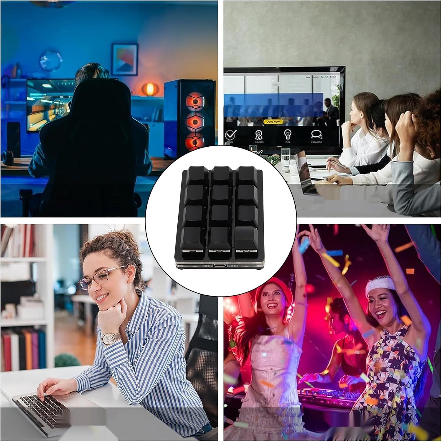 Bewinner programowalna mechaniczna klawiatura jednostronna, mechanicz.