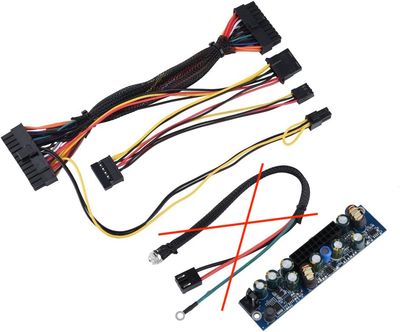 Bewinner DC 12V 120W moduł zasilacza PSU do komputera PC, zasilacz z
