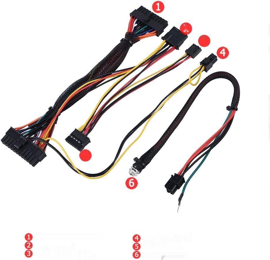 Bewinner DC 12V 120W moduł zasilacza PSU do komputera PC, zasilacz z