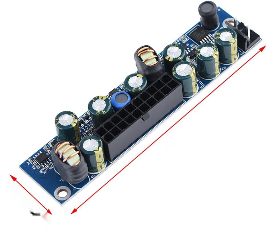 Bewinner DC 12V 120W moduł zasilacza PSU do komputera PC, zasilacz z