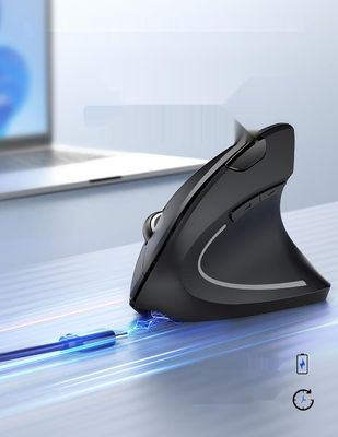 TECKNET TK-MS007 – pionowy, ergonomiczny mysz bezprzewodowa 4800 DPI, czarna