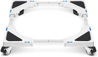 Regulowana podstawa pod pralkę i suszarkę Humagineer z kółkami, 200 kg