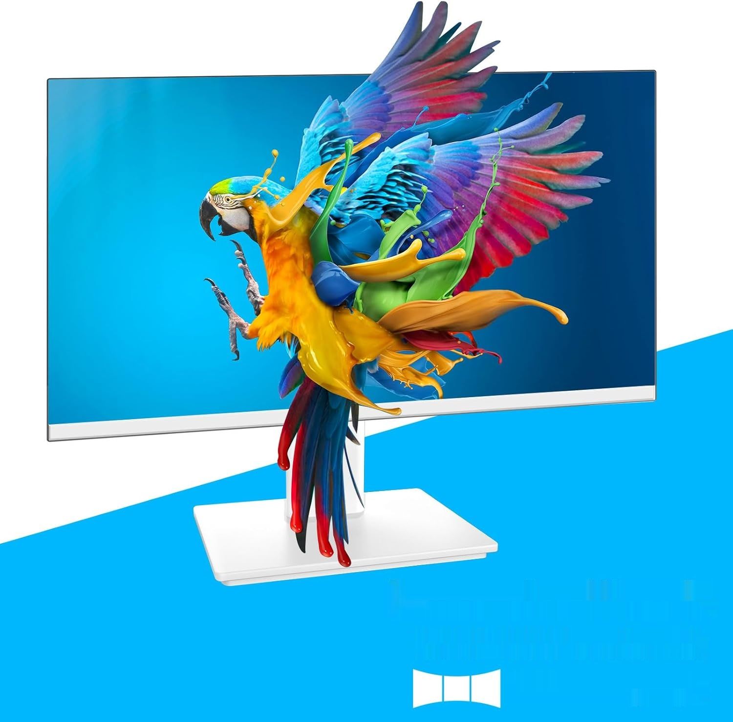 Prechen 24" monitor komputerowy FHD 1920 x 1080, 75 Hz, VA, biały
