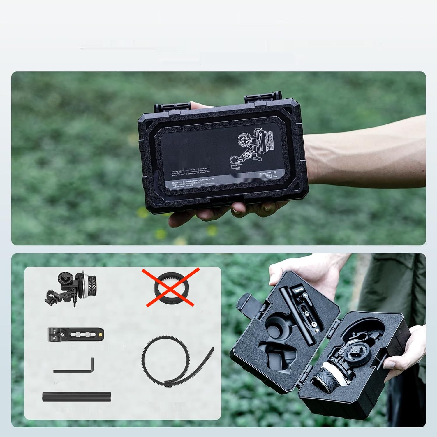 SMALLRIG Mini Follow Focus 3010C – precyzyjna kontrola ostrości i zoomu