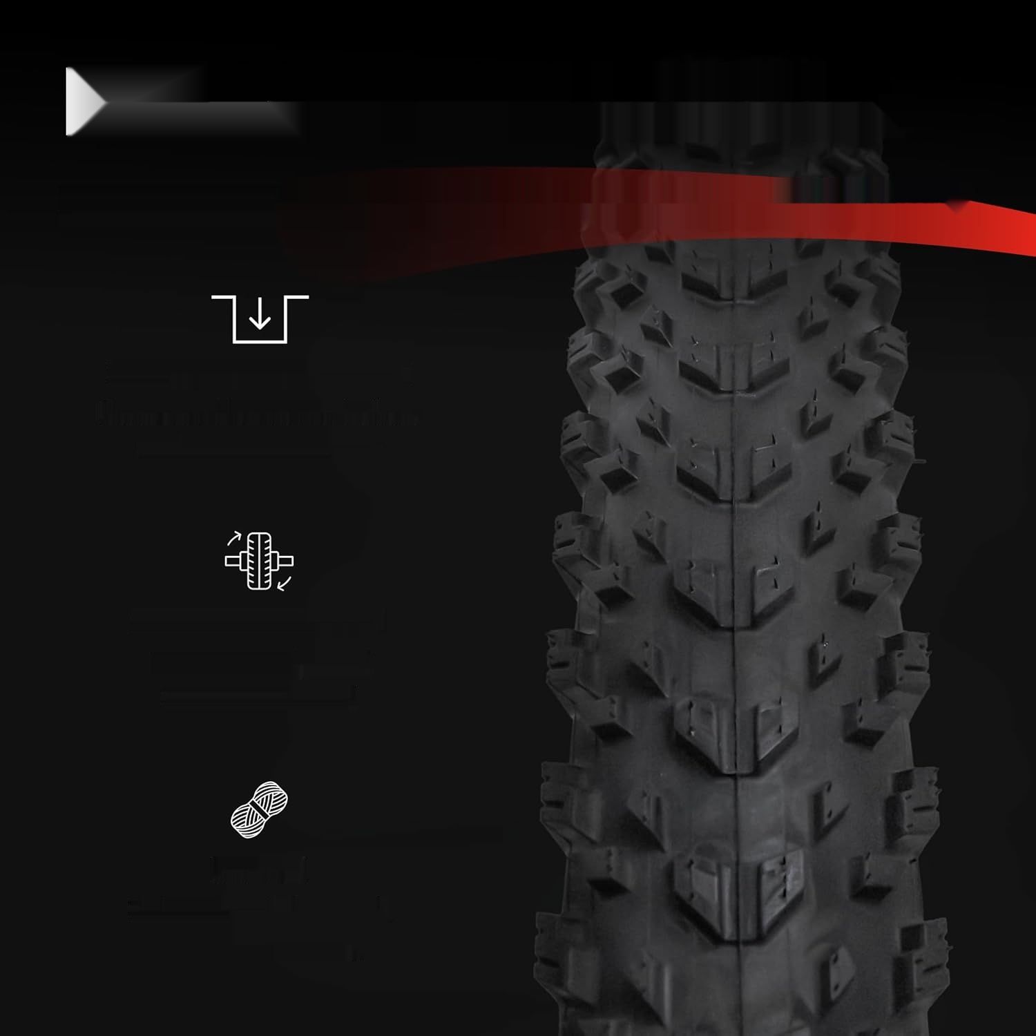 Opony MTB Fincci 27,5 – para opon rowerowych 27,5 x 2,10 cala 54-584,