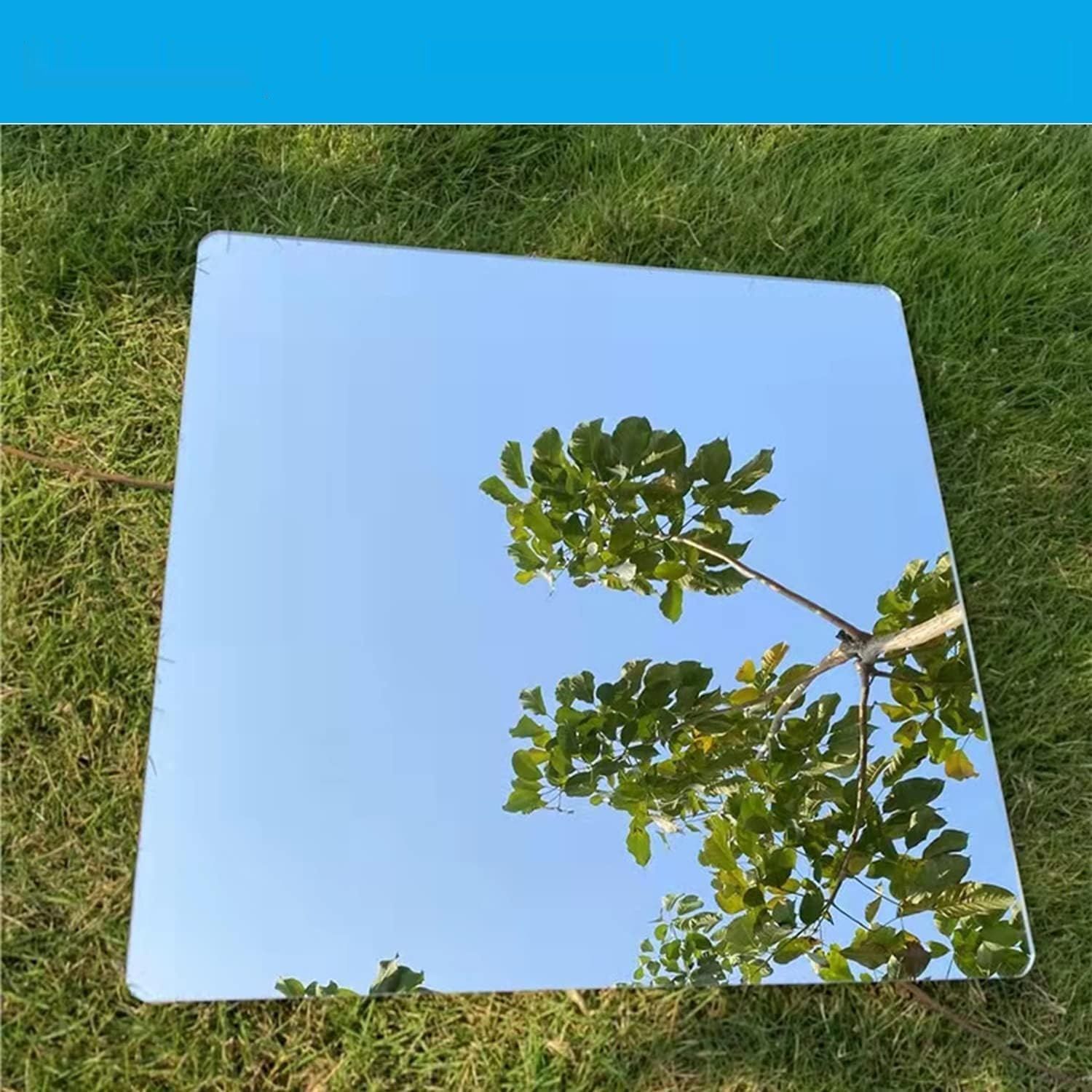 Lustro samoprzylepne HD, nie szklane, płytki lustrzane 40 x 30 cm, du