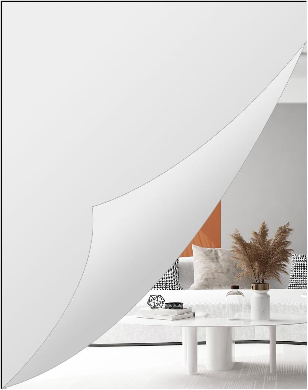 Lustro samoprzylepne HD, nie szklane, płytki lustrzane 40 x 30 cm, du