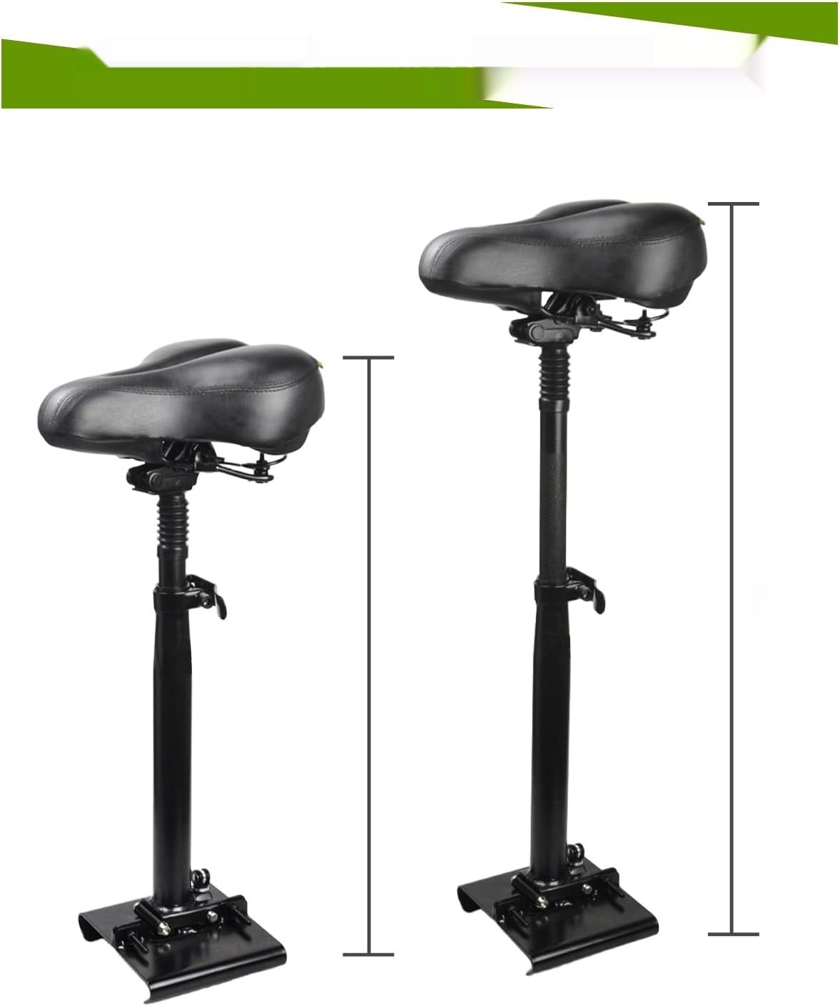 Siedzisko do hulajnogi elektrycznej dla dorosłych na szeroką, łukowatą