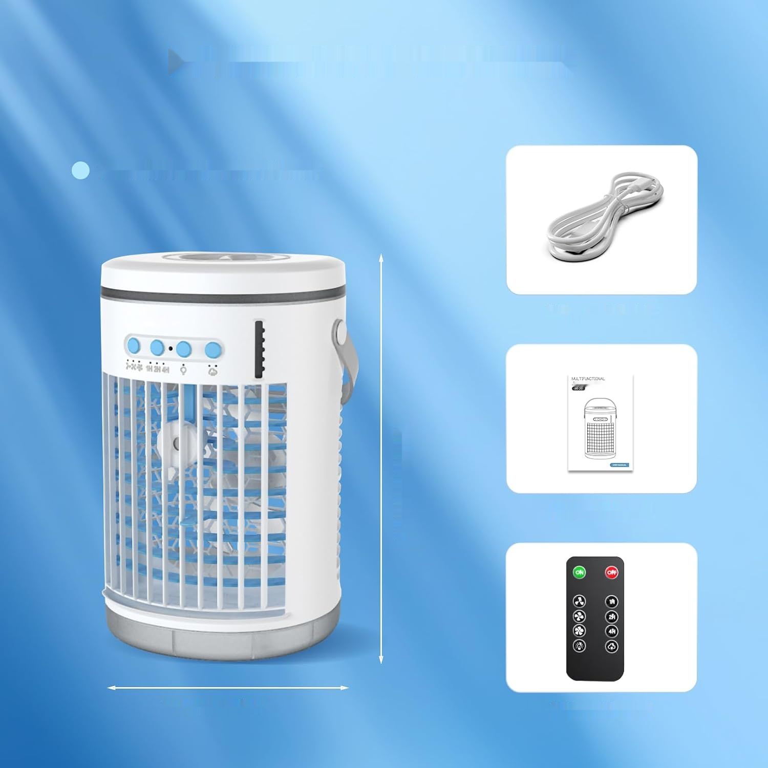 Przenośne klimatyzatory mobilne mini, 1400 ml przenośny mini klimatyz