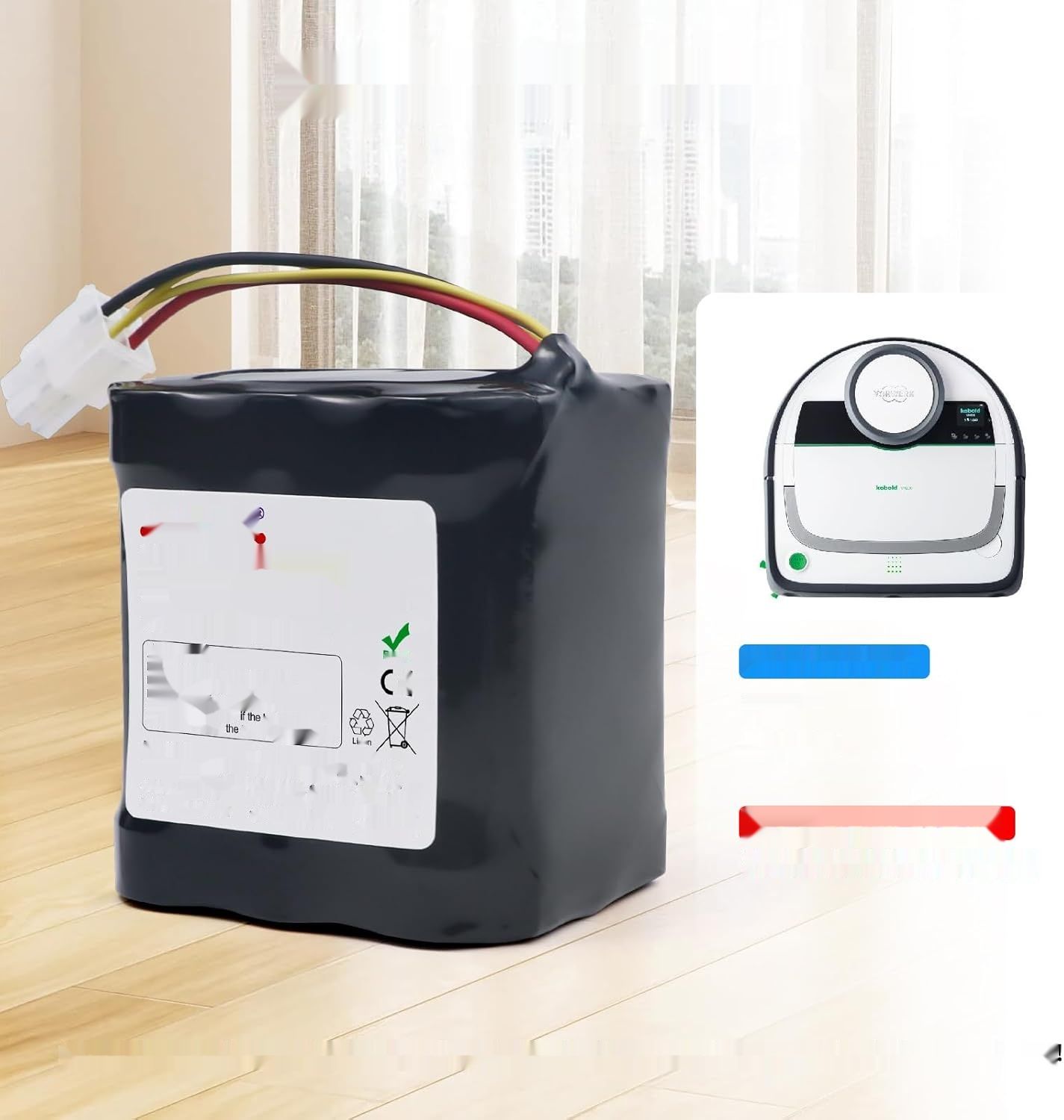 NASTIMA 14,4V 6000mAh Li-Ion akumulator kompatybilny z Vorwerk Kobold