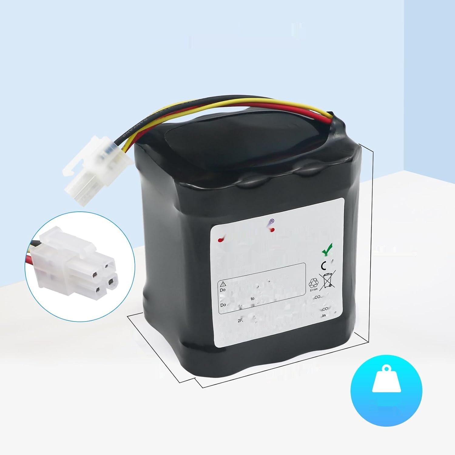 NASTIMA 14,4V 6000mAh Li-Ion akumulator kompatybilny z Vorwerk Kobold