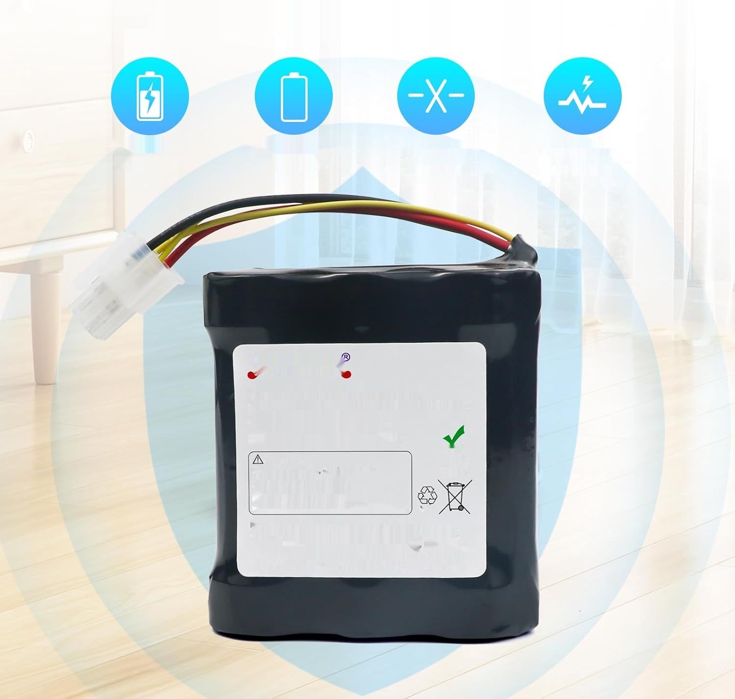 NASTIMA 14,4V 6000mAh Li-Ion akumulator kompatybilny z Vorwerk Kobold