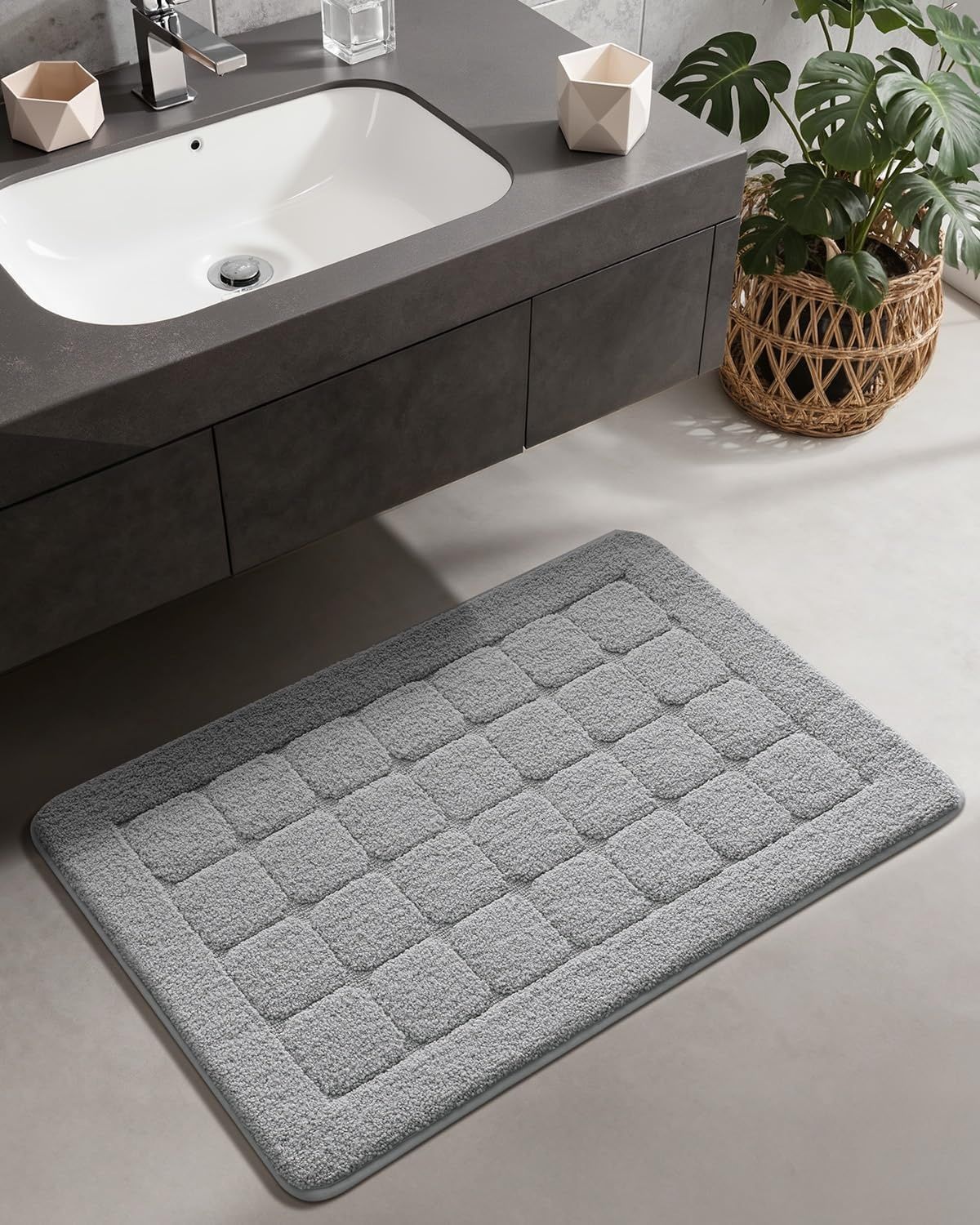 COLOR&amp;GEOMETRY Duży dywanik łazienkowy antypoślizgowy