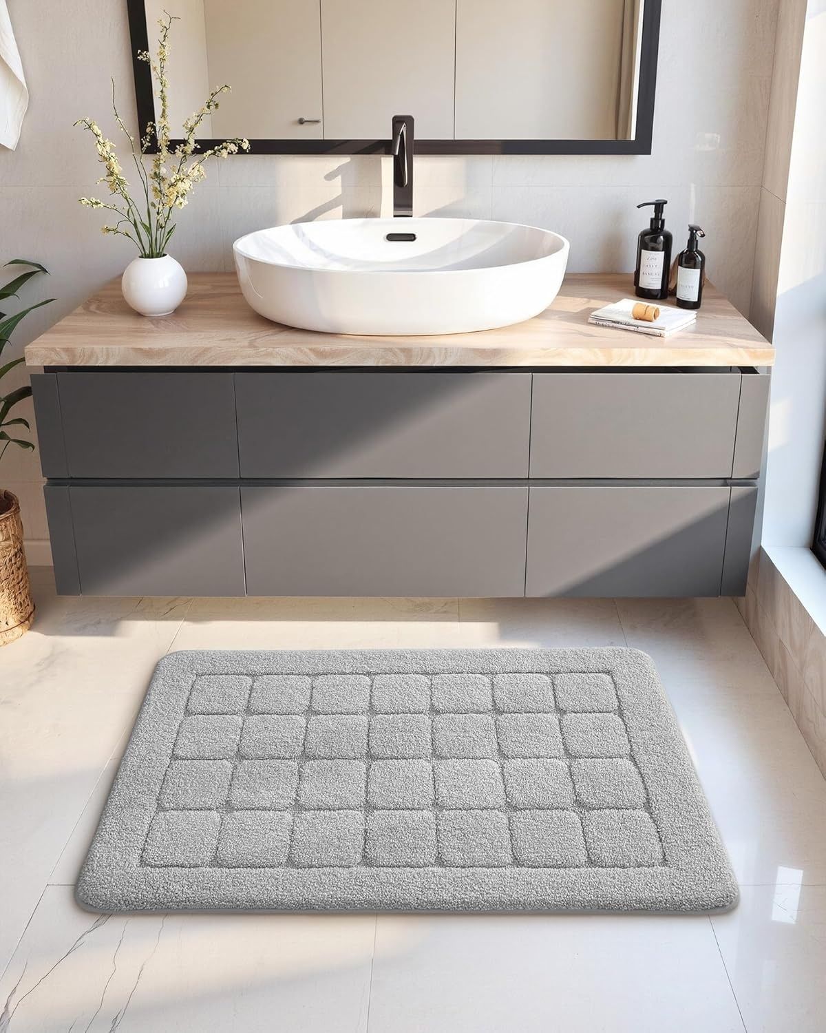 COLOR&amp;GEOMETRY Duży dywanik łazienkowy antypoślizgowy