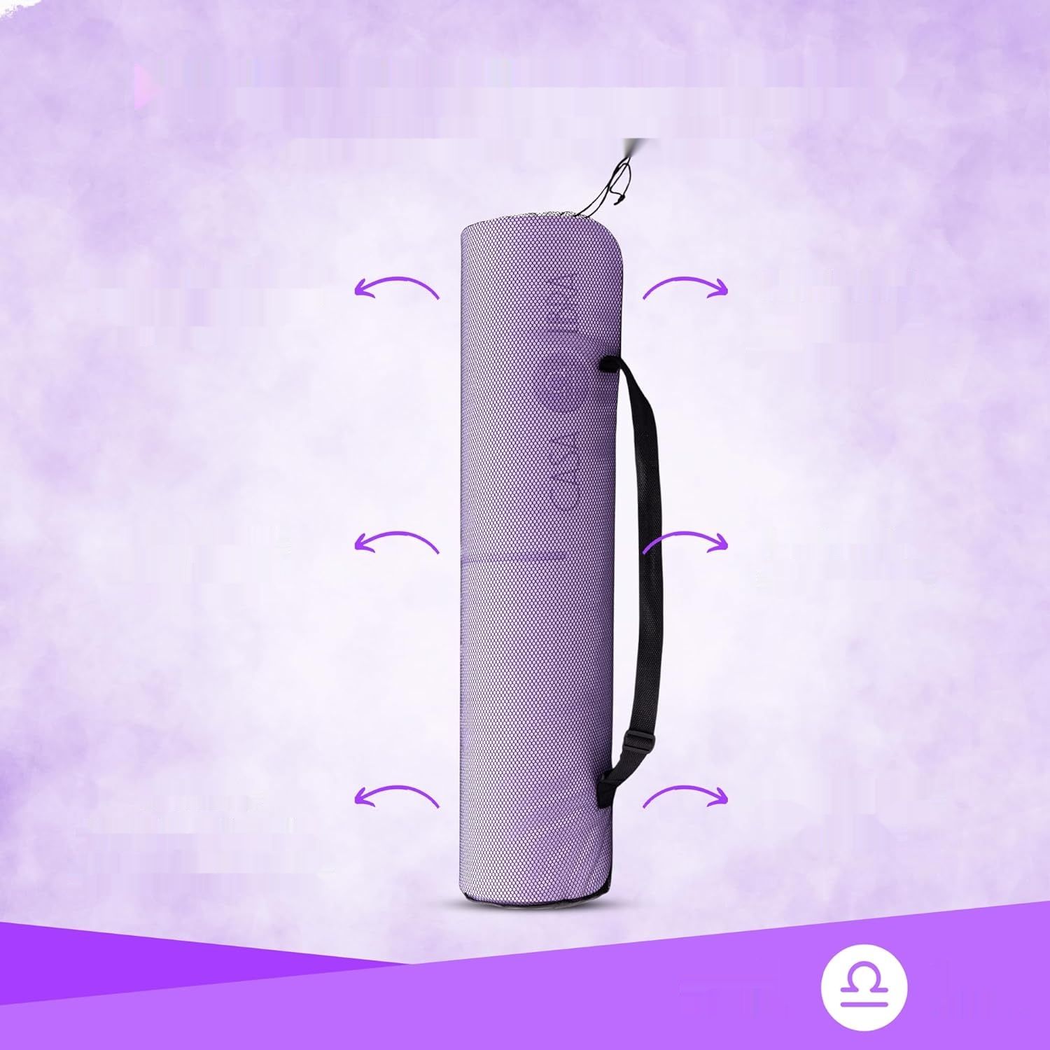 Mata do jogi, gruba antypoślizgowa mata fitness, mata gimnastyczna