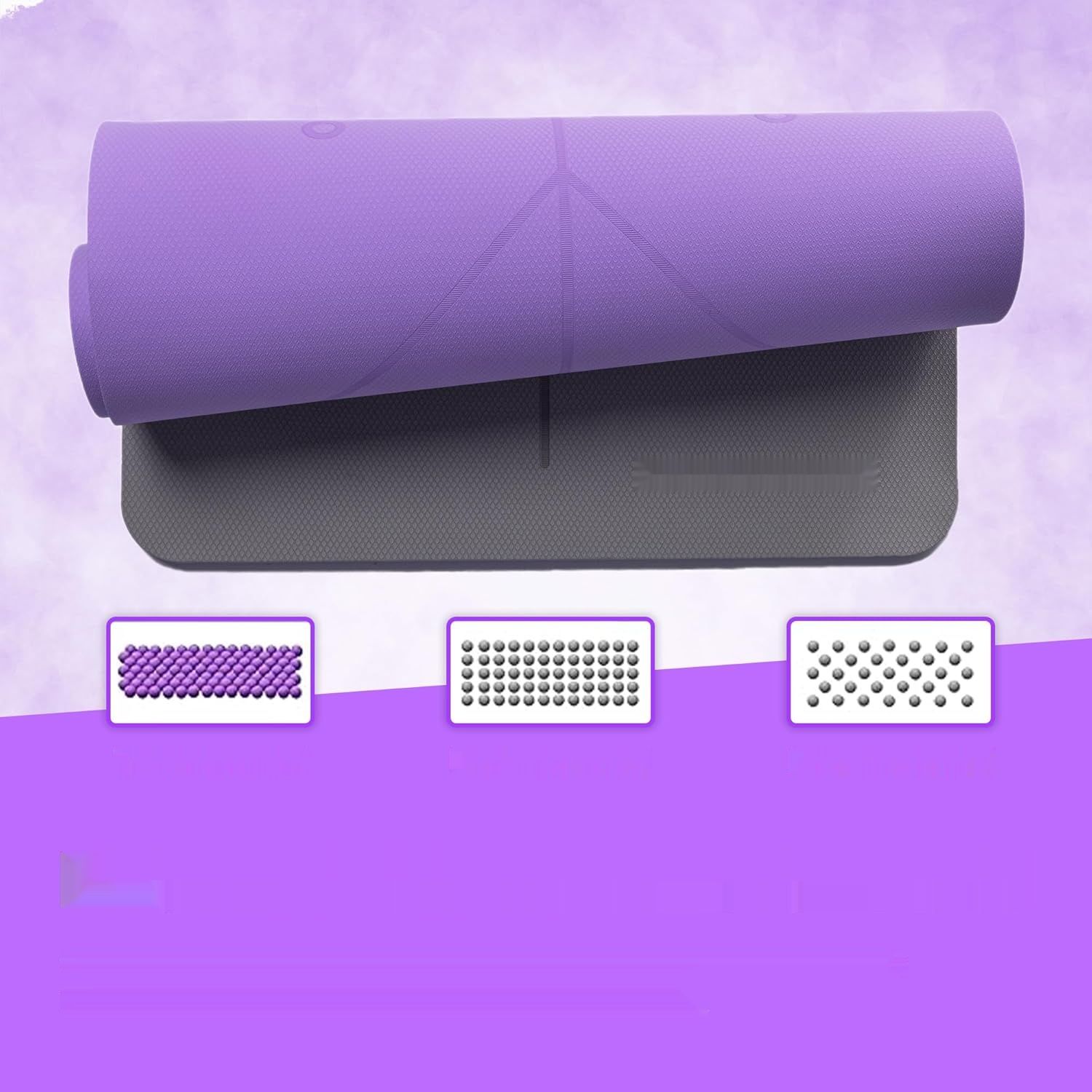 Mata do jogi, gruba antypoślizgowa mata fitness, mata gimnastyczna