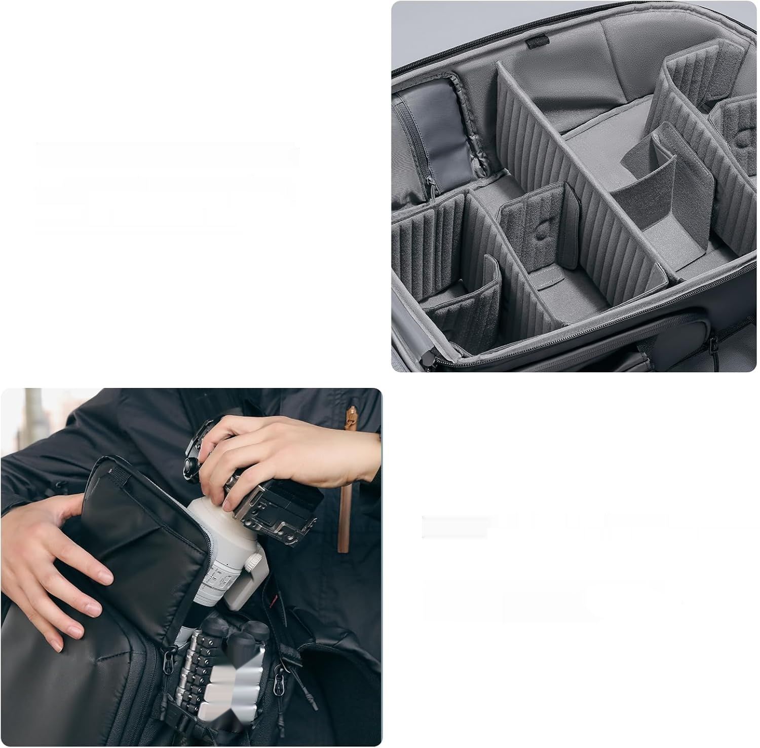 ULANZI BP10 – Plecak na aparat z twardą skorupą 35L, czarny