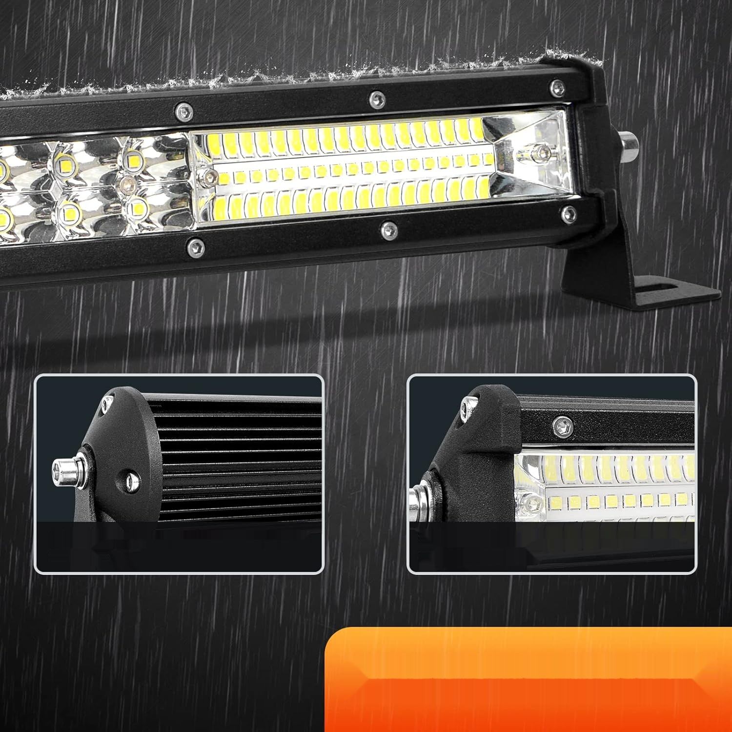 Willpower 24'' 216W LED Light Bar z uchwytem magnetycznym i wiązką przewodów 12V/24V